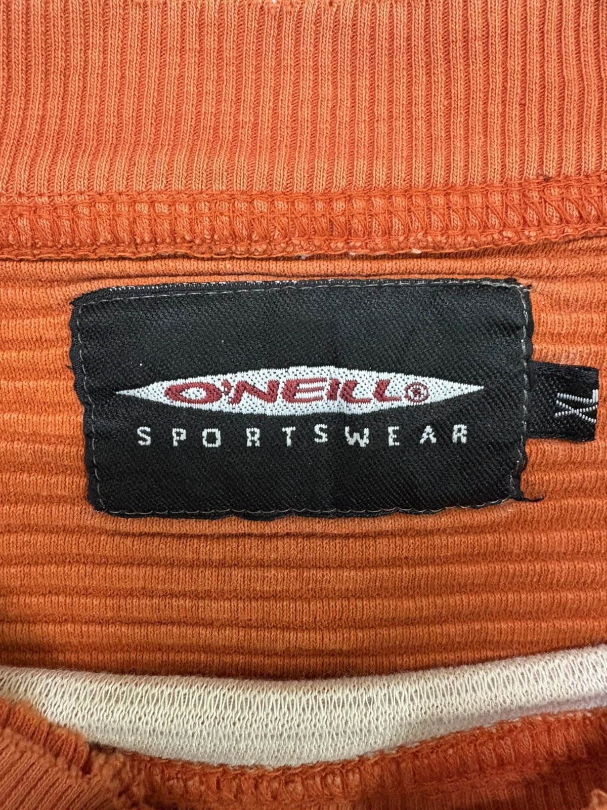 O'Neill Y2K Vintage O’Neill Orange Crewneck Sweatshirt Size US XL / EU 56 / 4 - 2 Thumbnail