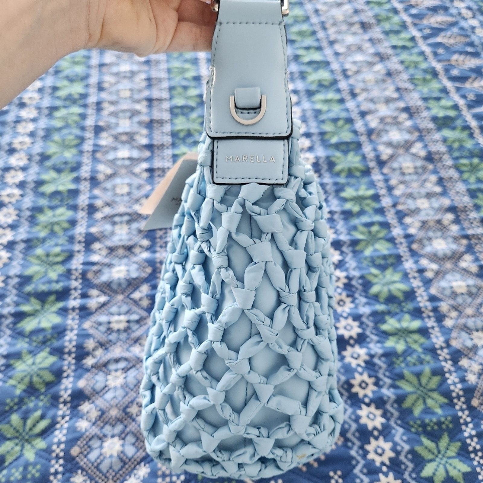 Marella MARELLA MaxMara Shoulder Bag Light Blue Size ONE SIZE - 4 Thumbnail
