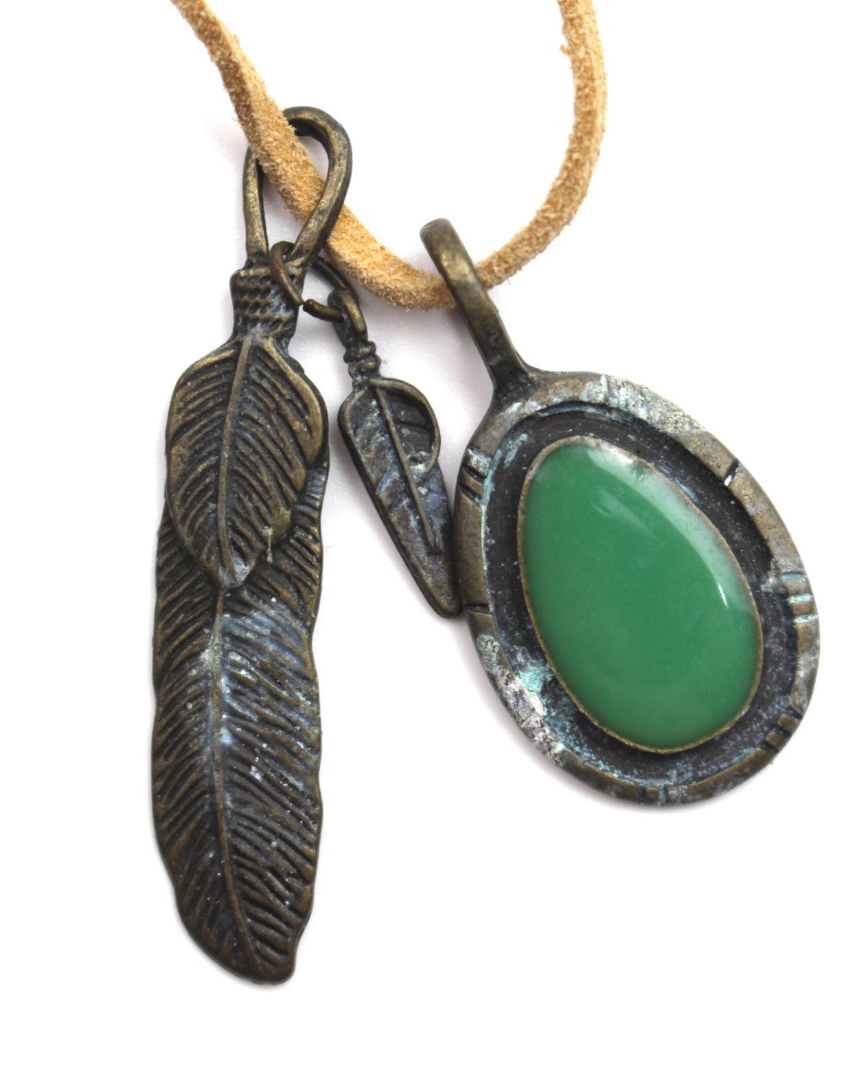 Native 1990S JAPANESE MADE FOREST RITUAL SOUL FEATHER NECKLACE Size ONE SIZE - 1 Thumbnail