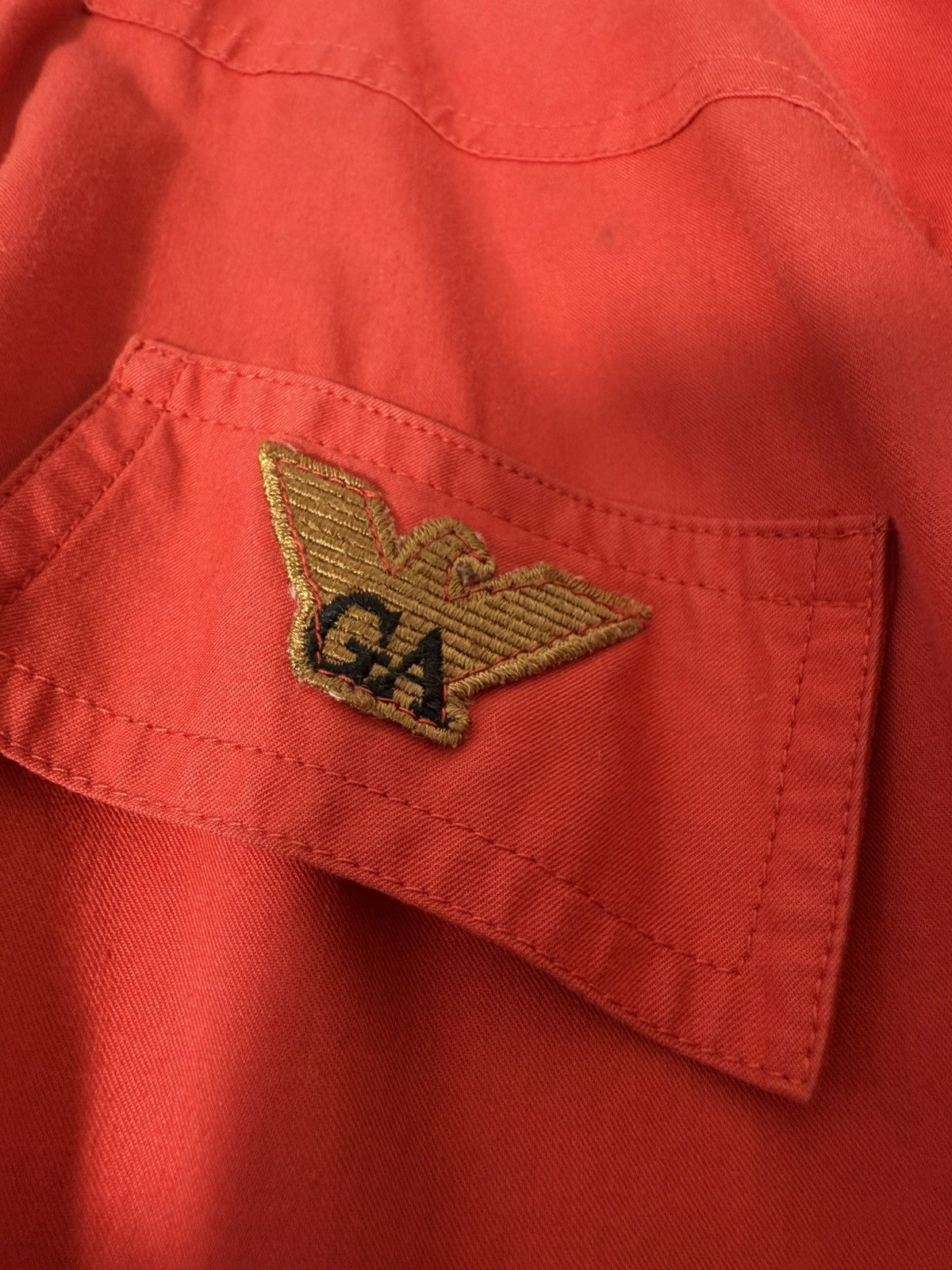 Giorgio Armani Rare Unique Giorgio Armani 1980s Runway Red Jumpsuit Size US 34 / EU 50 - 4 Thumbnail