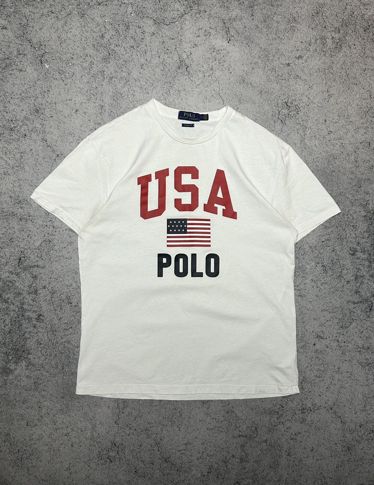 Polo Ralph Lauren Polo Ralph Lauren USA Flag Big Logo T-Shirt Size US M / EU 48-50 / 2 - 1 Thumbnail