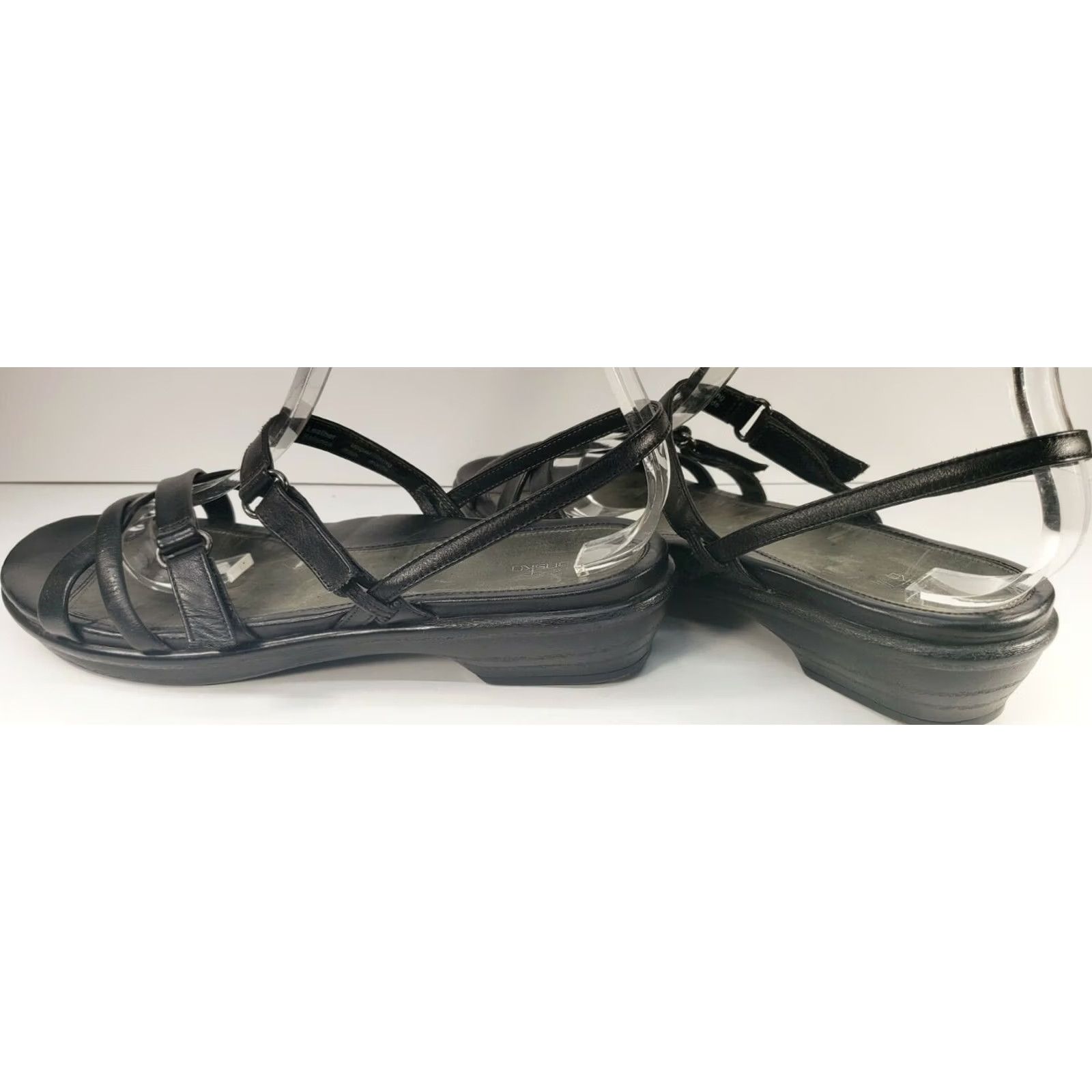Dansko Dansko Cailey Women Black Nappa Leather Sandal Size 10-10.5 EUR 42 6302020200 Size US 10.5 / IT 40.5 - 5 Thumbnail