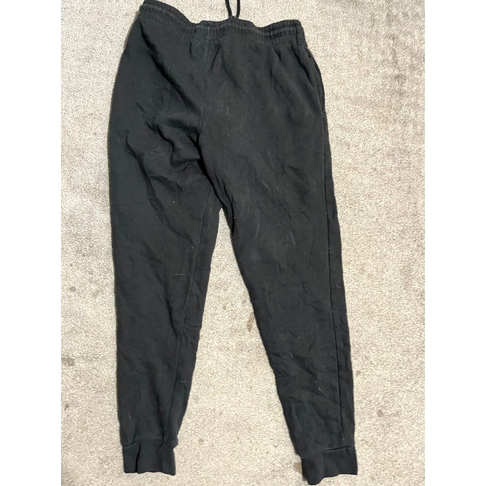 Adidas Adidas Jogger Sweatpants Men M Drawstring Pockets Logo Black Size US 31 - 3 Thumbnail