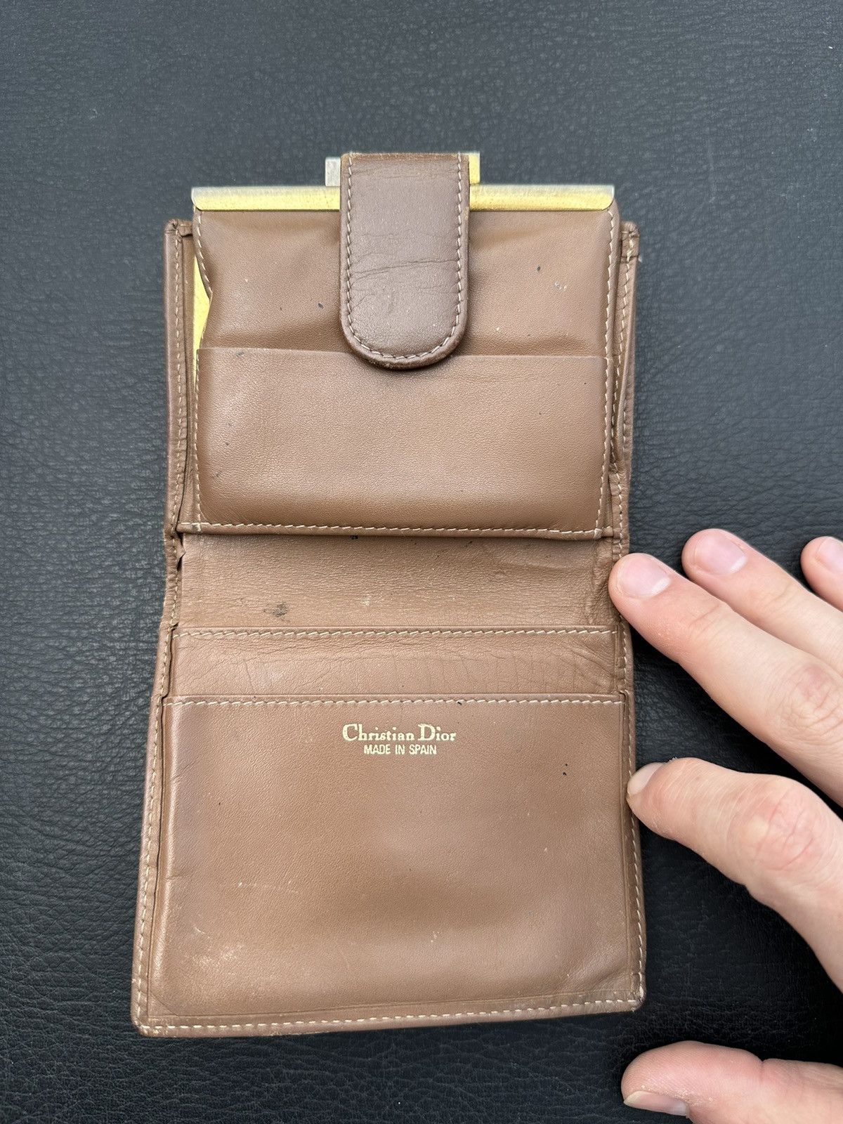 Dior Christian Dior Honey Comb Canvas Bifold Wallet X03-0136 Size ONE SIZE - 3 Thumbnail