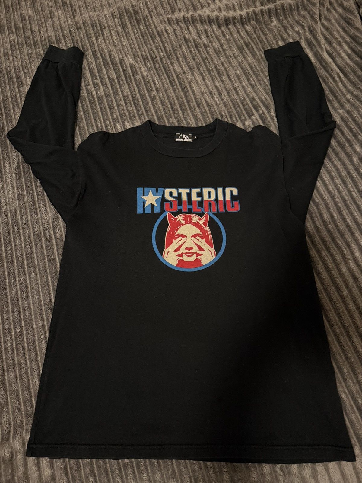 Hysteric Glamour hysteric glamour see no evil long sleeve | Grailed