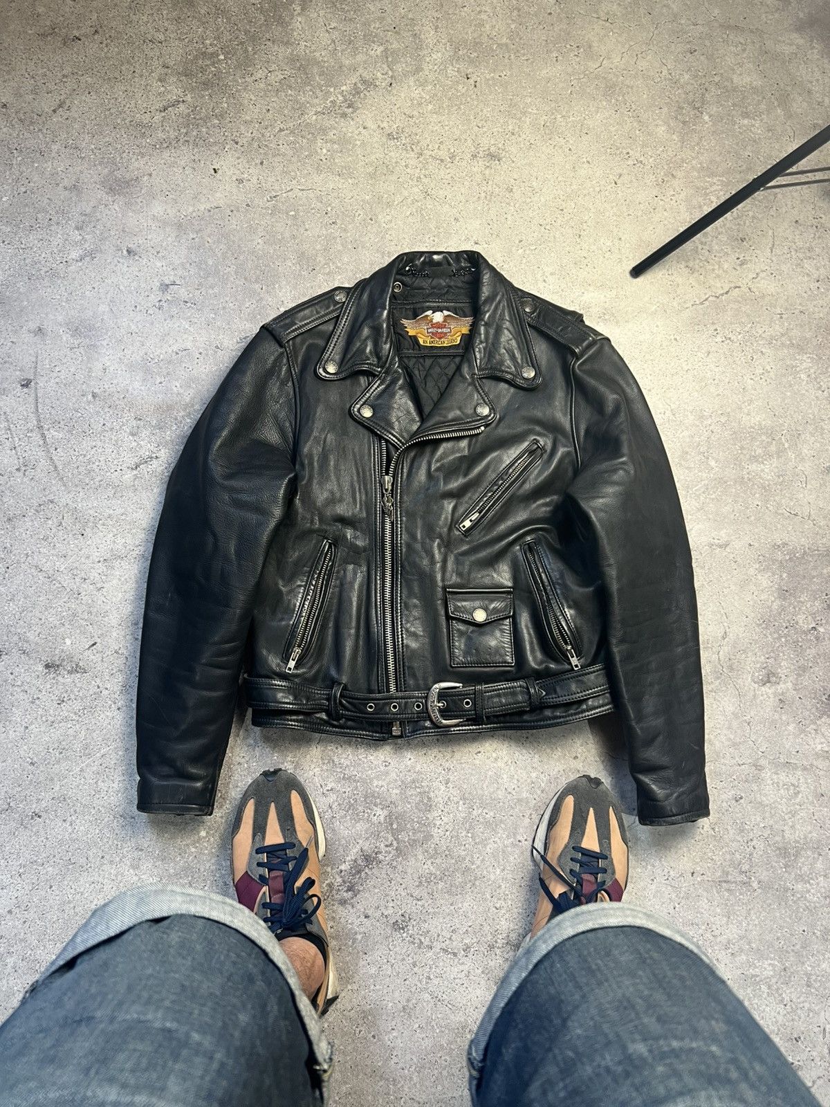 Harley Davidson HARLEY DAVIDSON vintage leather jacket Size US M / EU 48-50 / 2 - 1 Thumbnail