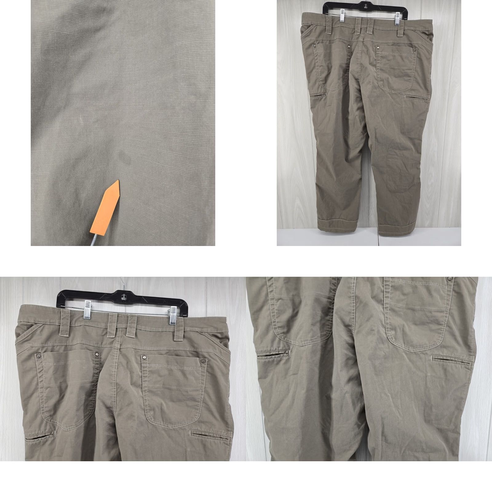 Vintage Vertx Pants Mens Gray Technical Hiking Utility 42 x 30 Size US 42 / EU 58 - 8 Thumbnail
