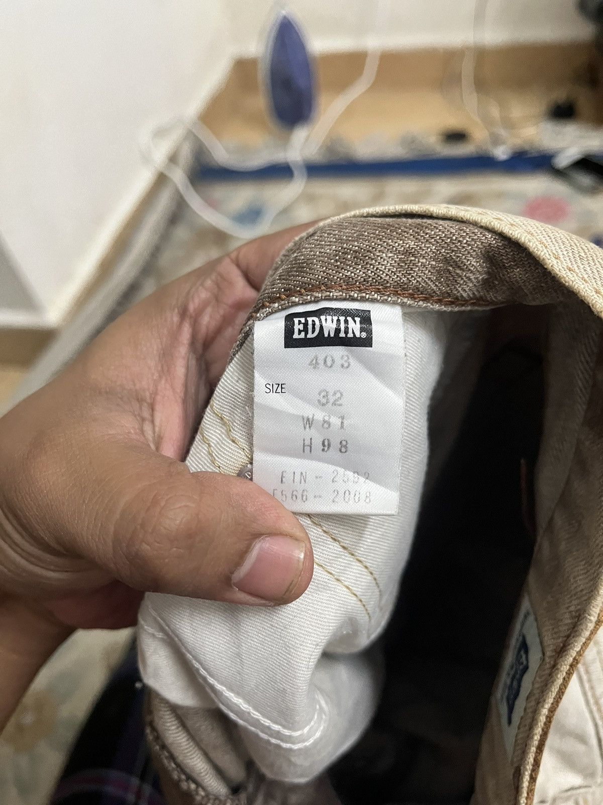 Edwin Vintage White Edwin Distressed Style jeans Size US 31 - 9 Thumbnail