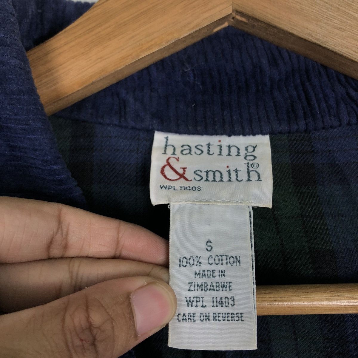 Japanese Brand 🔥Vtg Chore Jacket Hasting & Smith Blanket Lining Tartan Size US S / EU 44-46 / 1 - 15 Thumbnail