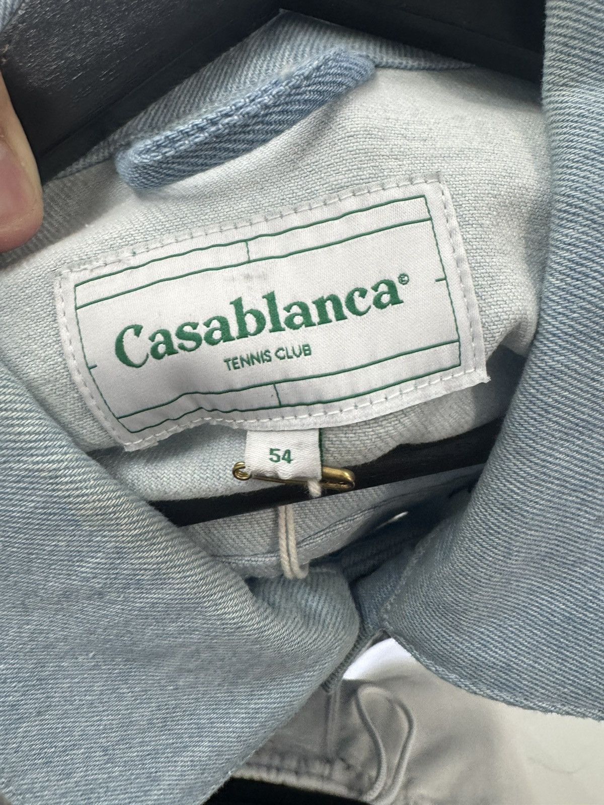 Casablanca CASABLANCA Embroidered Floral Washed Denim Jacket Size US M / EU 48-50 / 2 - 4 Thumbnail