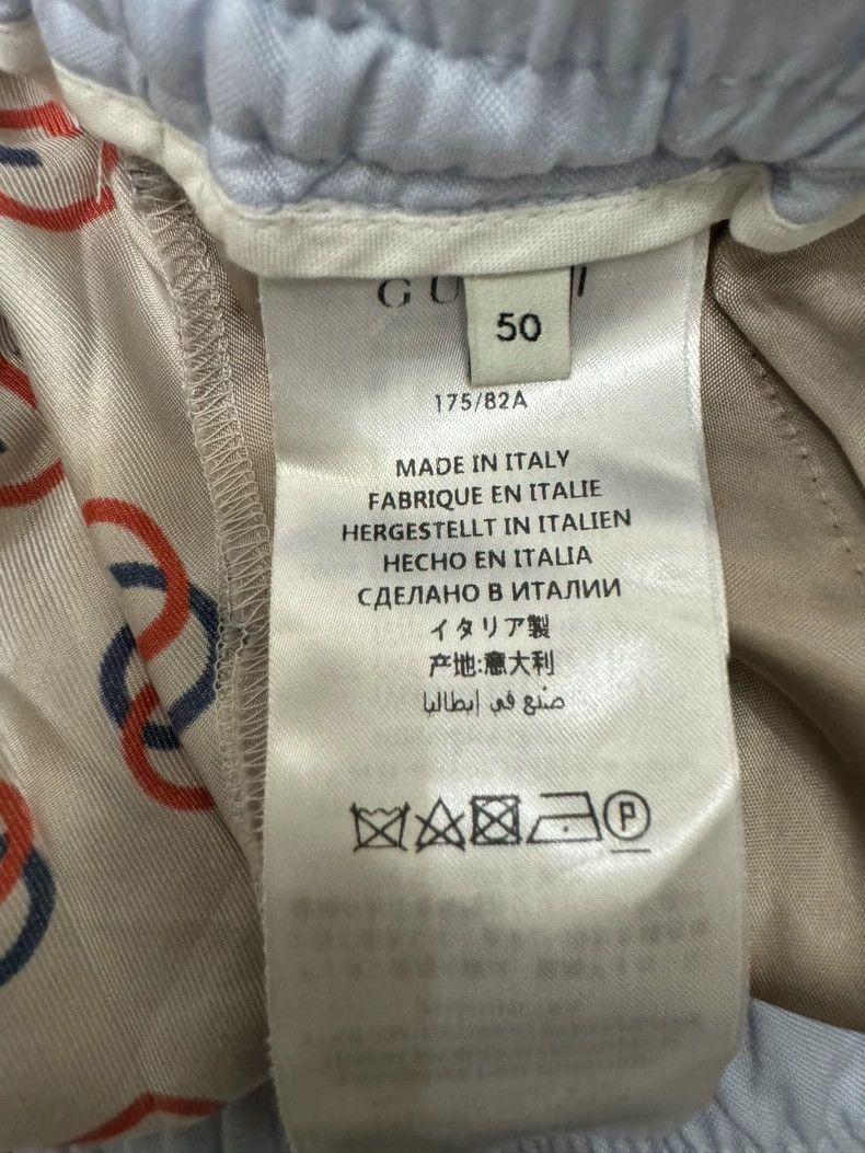 Gucci Gucci Logo Printed Silk Shorts-2505 Size US 44 / EU 60 - 4 Thumbnail