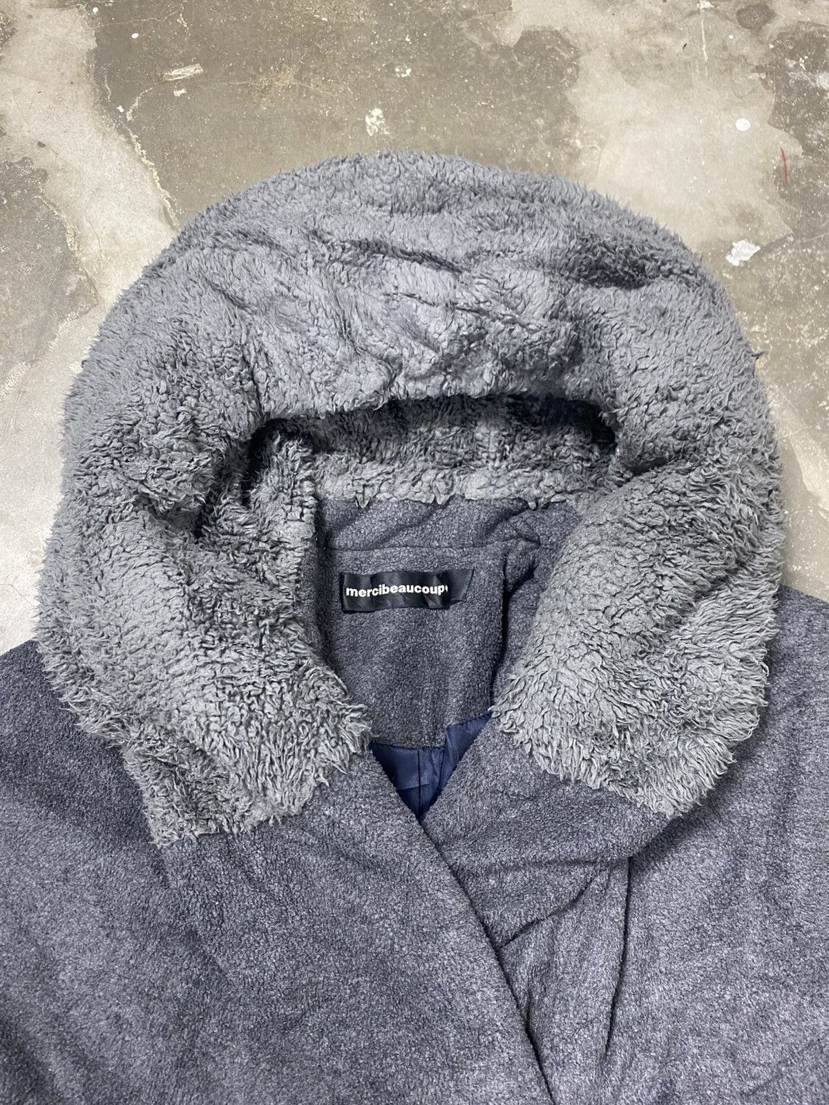 Issey Miyake Mercibeucop Double Breasted Hoodie Jacket Size US XL / EU 56 / 4 - 9 Thumbnail