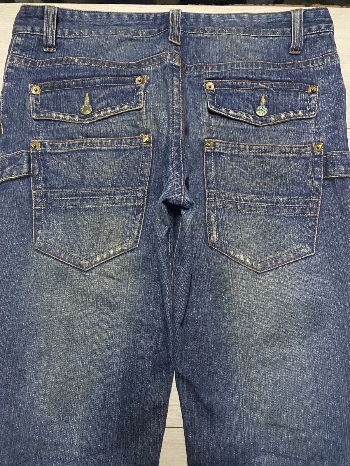 Raw State Raw Limited Edition Denim Distressed Slim Fit Jeans Size US 35 - 4 Thumbnail