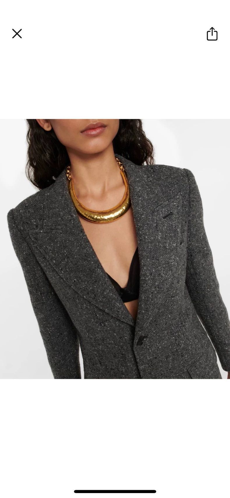 Saint Laurent Paris ysl saint laurent classic wool blazer-2507 Size US XS / EU 42 / 0 - 9 Thumbnail