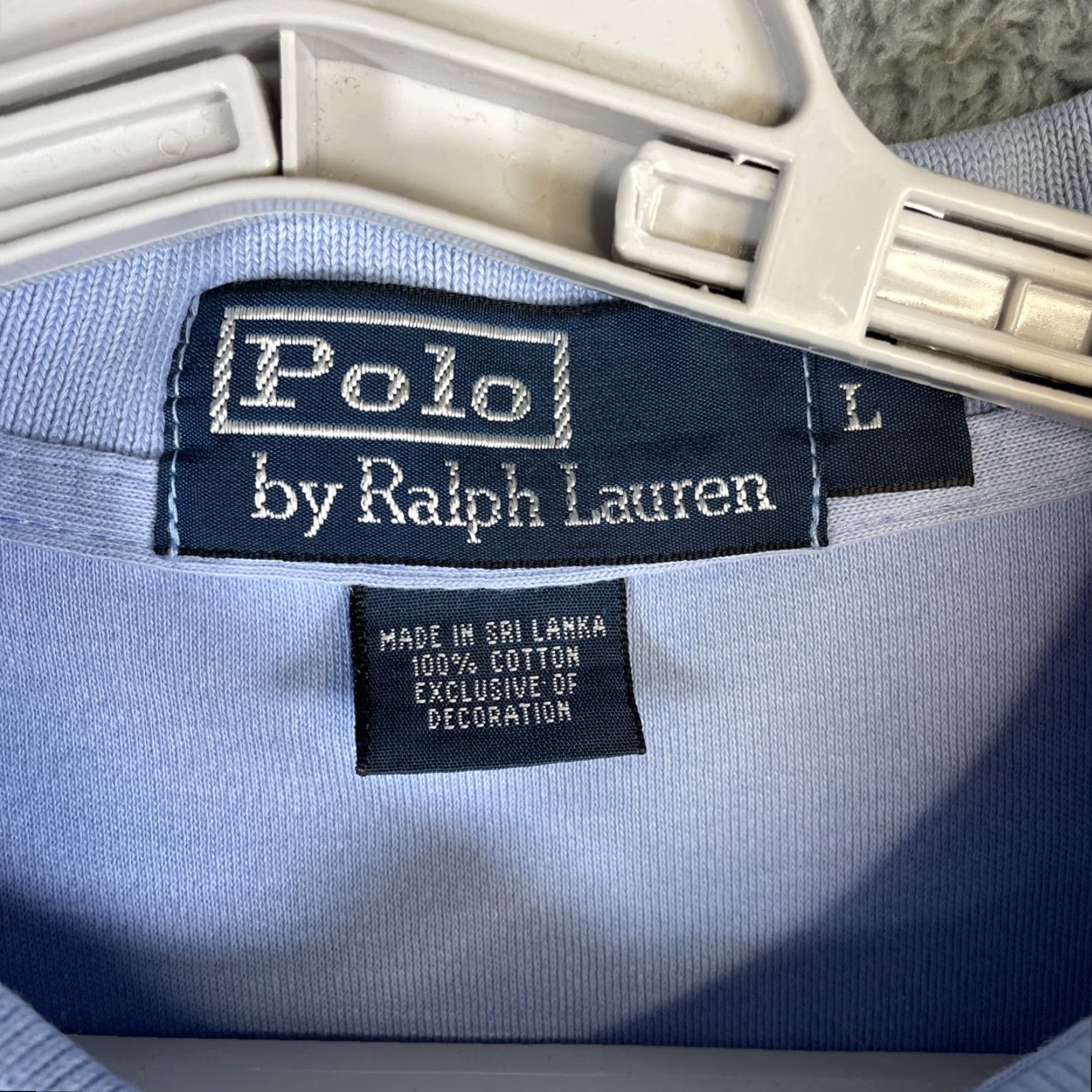 Ralph Lauren Polo Ralph Lauren Polo Men Large Sky Blue Pony Logo SS Preppy Cotton Classic Shirt Mens Size US L / EU 52-54 / 3 - 7 Thumbnail