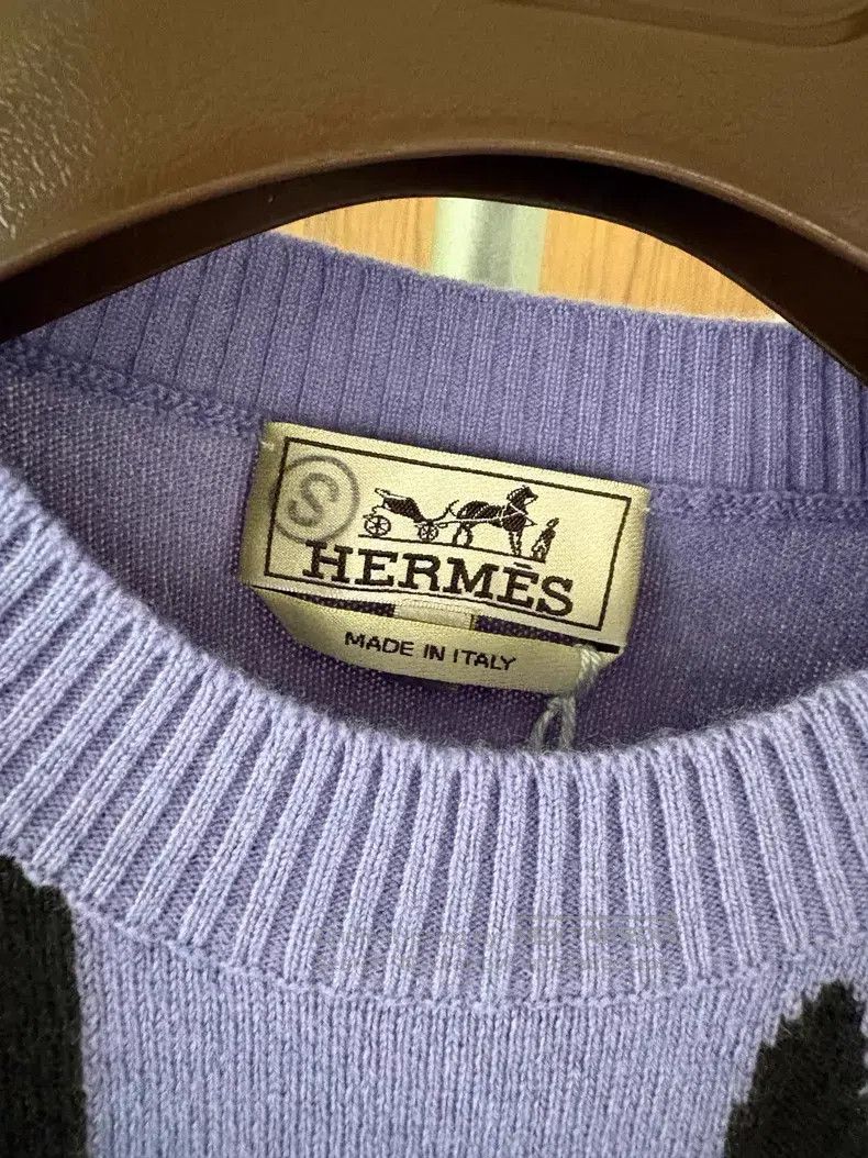 Hermes Hermes Men's Show Version Contrast Cashmere Short Sleeve K Size US M / EU 48-50 / 2 - 5 Thumbnail