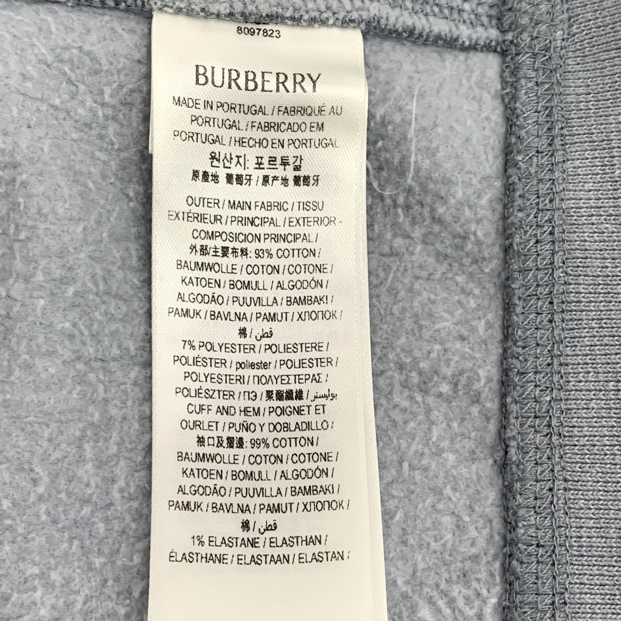 Burberry Burberry Embroidered Sweatshirt Size XL Size US XL / EU 56 / 4 - 7 Thumbnail