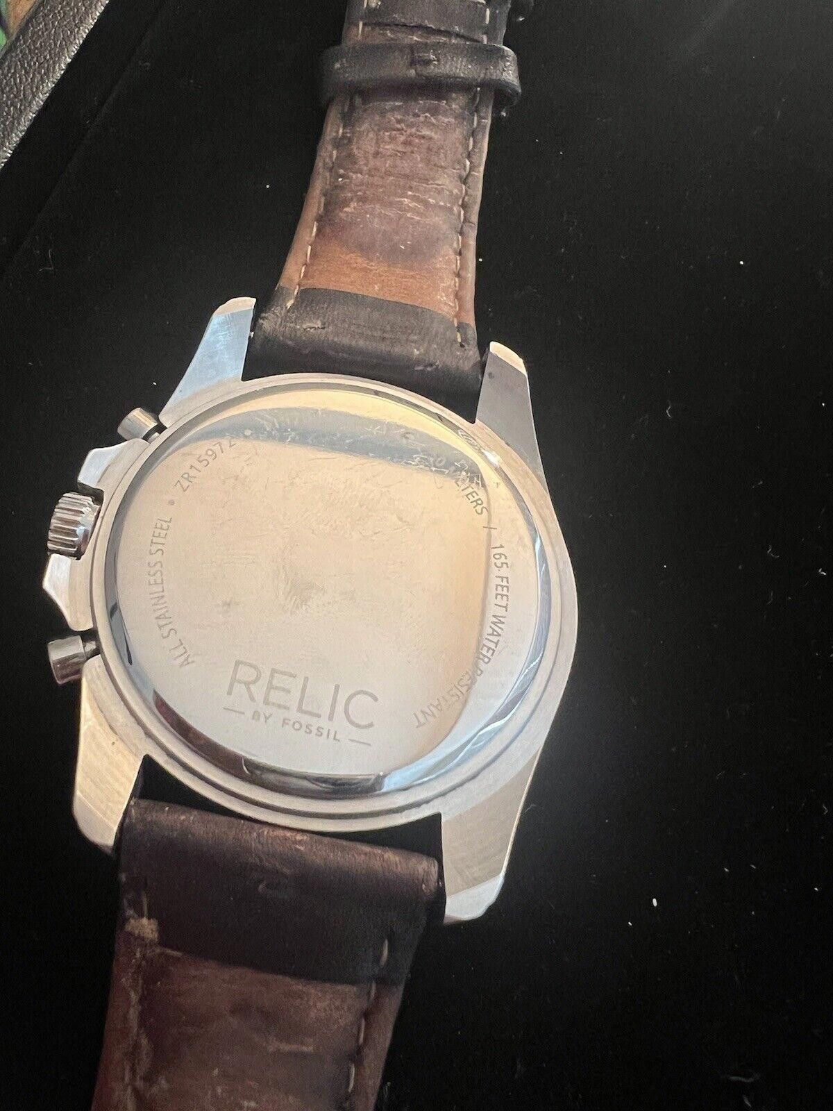 Relic Relic by Fossil Men's Watch - Silver/Green- ZR15972 Size ONE SIZE - 3 Thumbnail