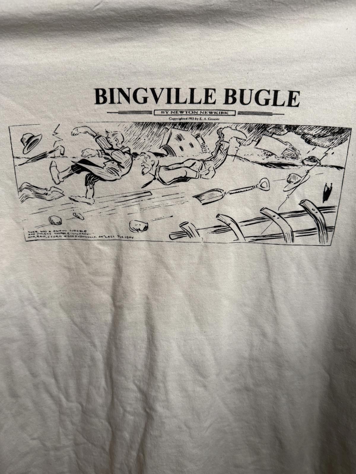 Jerzees Bingville Bugle T-shirt Newton Newkirk Comic Strip Tee XL Size US XXL / EU 58 / 5 - 1 Thumbnail