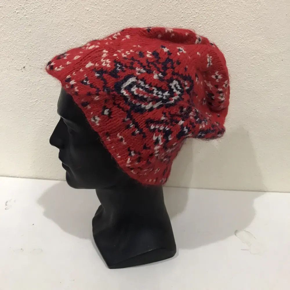 45rpm × Vintage Vintage 45rpm Paislee Rare Design Knit Beanie Hat Size ONE SIZE - 2 Thumbnail