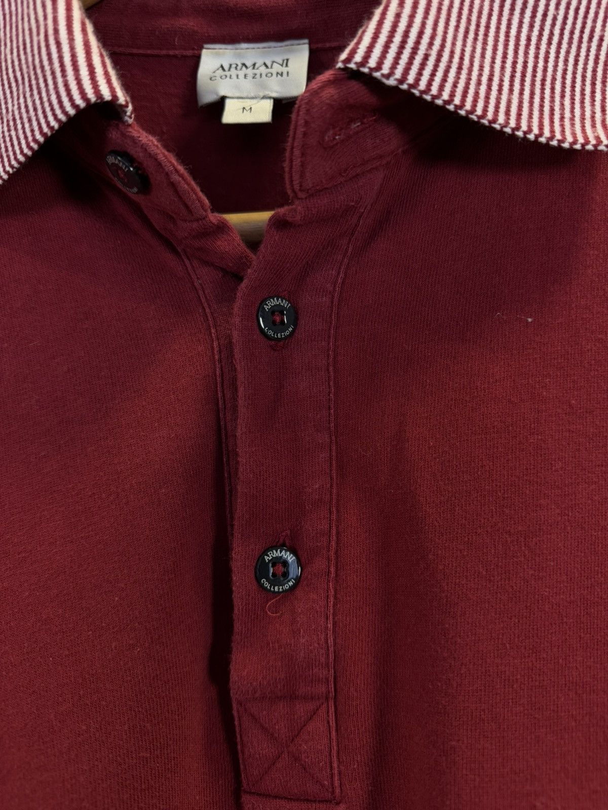 Armani Collezioni Armani Collezioni luxury designer polo sweatshirt Size US M / EU 48-50 / 2 - 6 Thumbnail