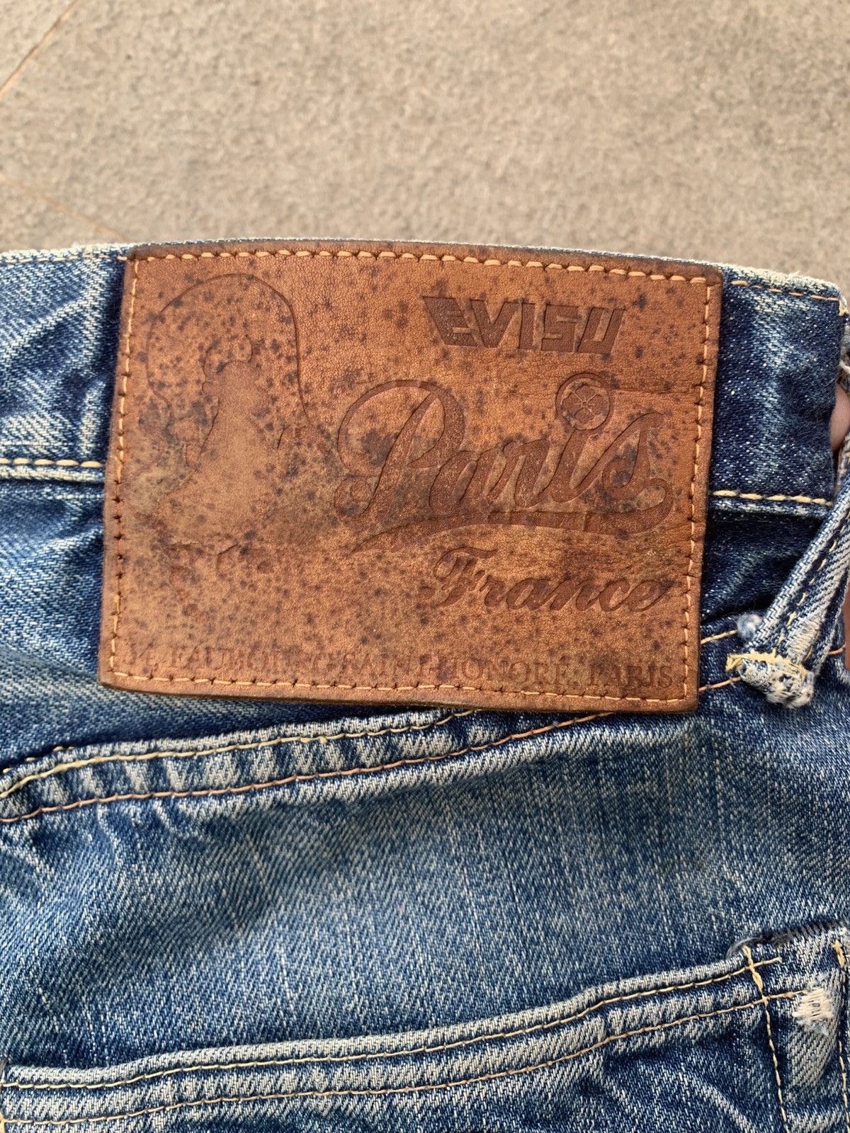 Evisu × Vintage Vintage Evisu Siotani Brothers Selvedge Jeans Size US 30 / EU 46 - 11 Thumbnail
