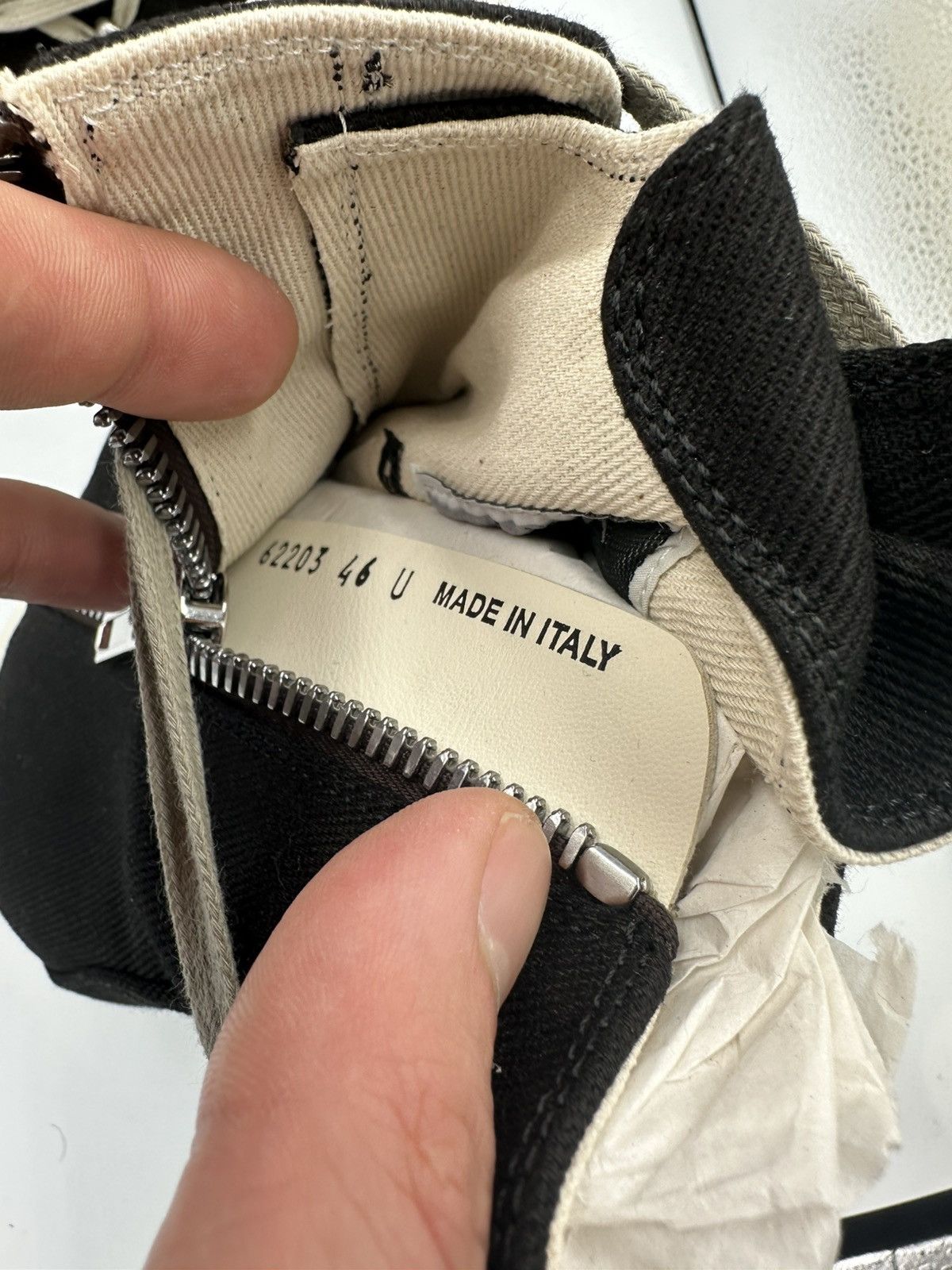 Rick Owens Drkshdw Rick Owens DRKSHDW Hexa High Sneakers Size US 13 / EU 46 - 8 Thumbnail