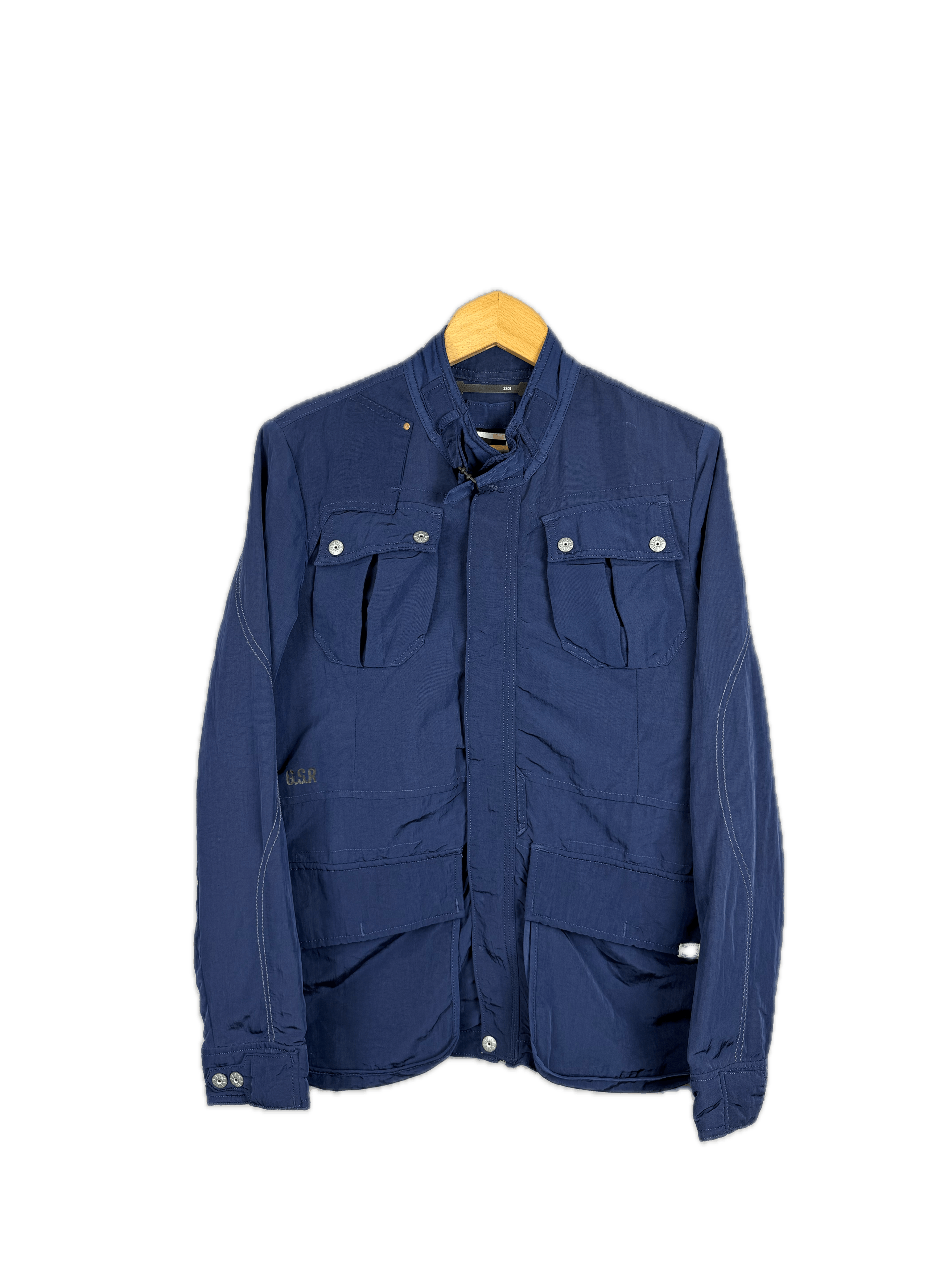 G-Star G-Star Raw Sandhurst Jacket Women Blue Classic Mustipockets Size L / US 10 / IT 46 - 1 Thumbnail