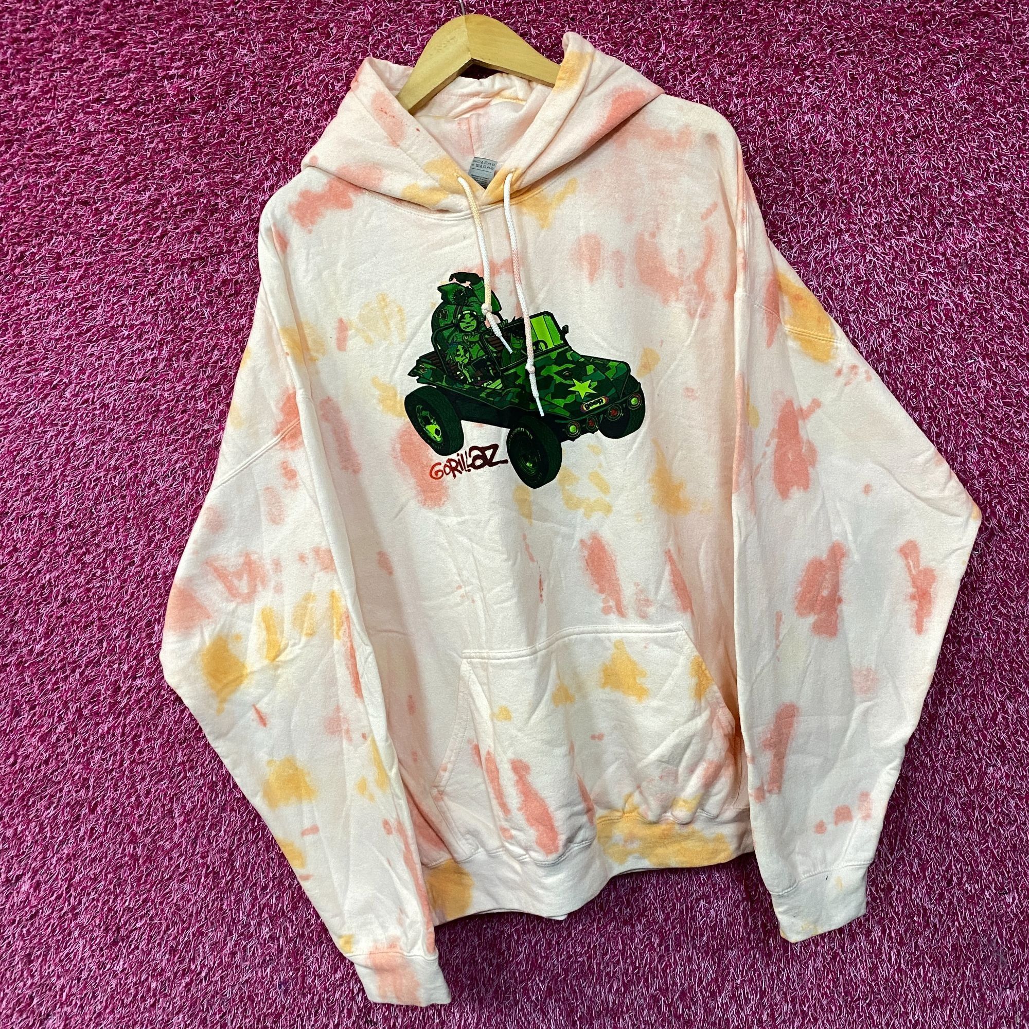 Other Gorillaz Self-Titled Album Cover Tie-Dye Hoodie Size 2XL Size US XXL / EU 58 / 5 - 3 Thumbnail