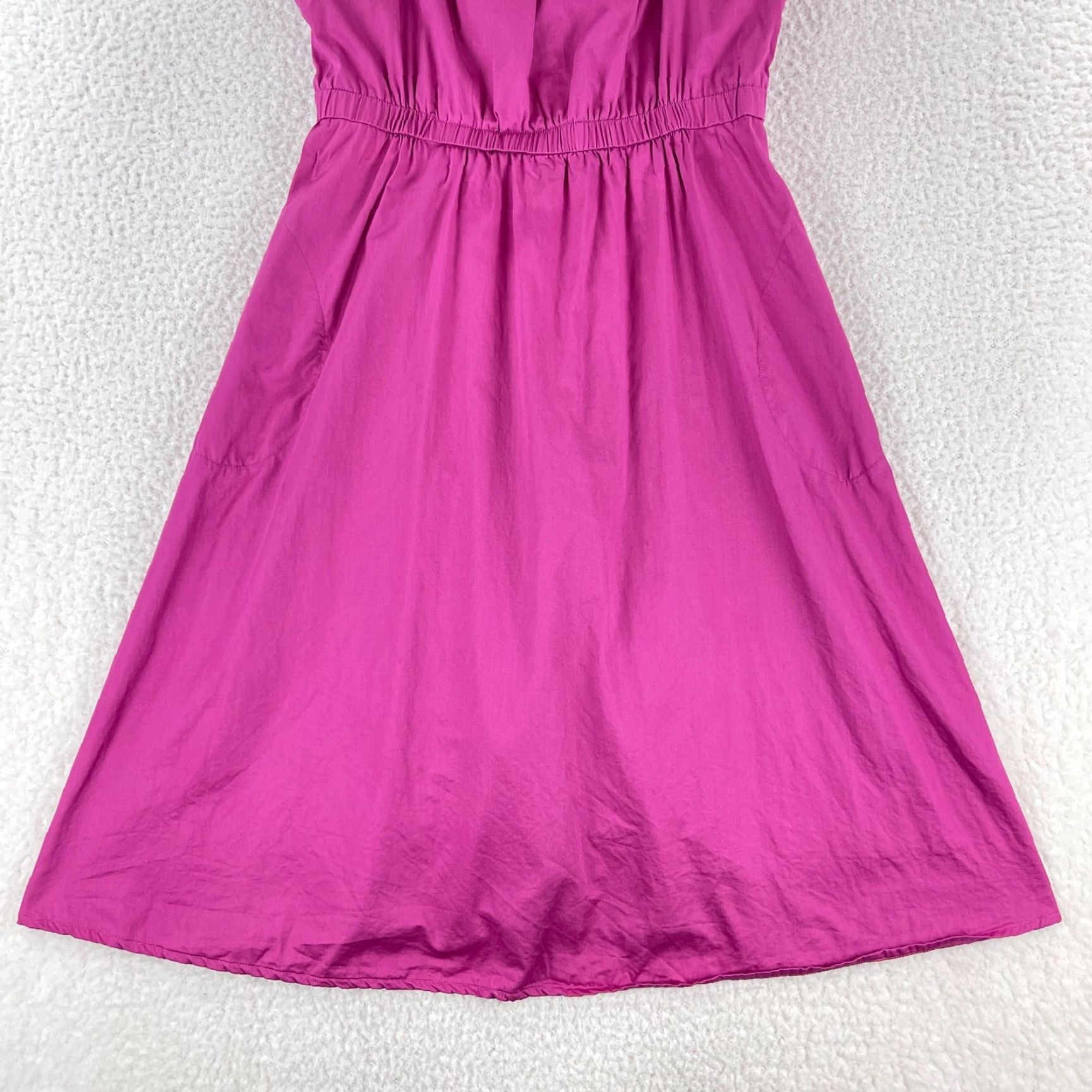 Anthropologie Anthropologie Maeve Mona Dress Womens Large Pink Midi Off the Shoulder Pullover Size L / US 10 / IT 46 - 3 Thumbnail