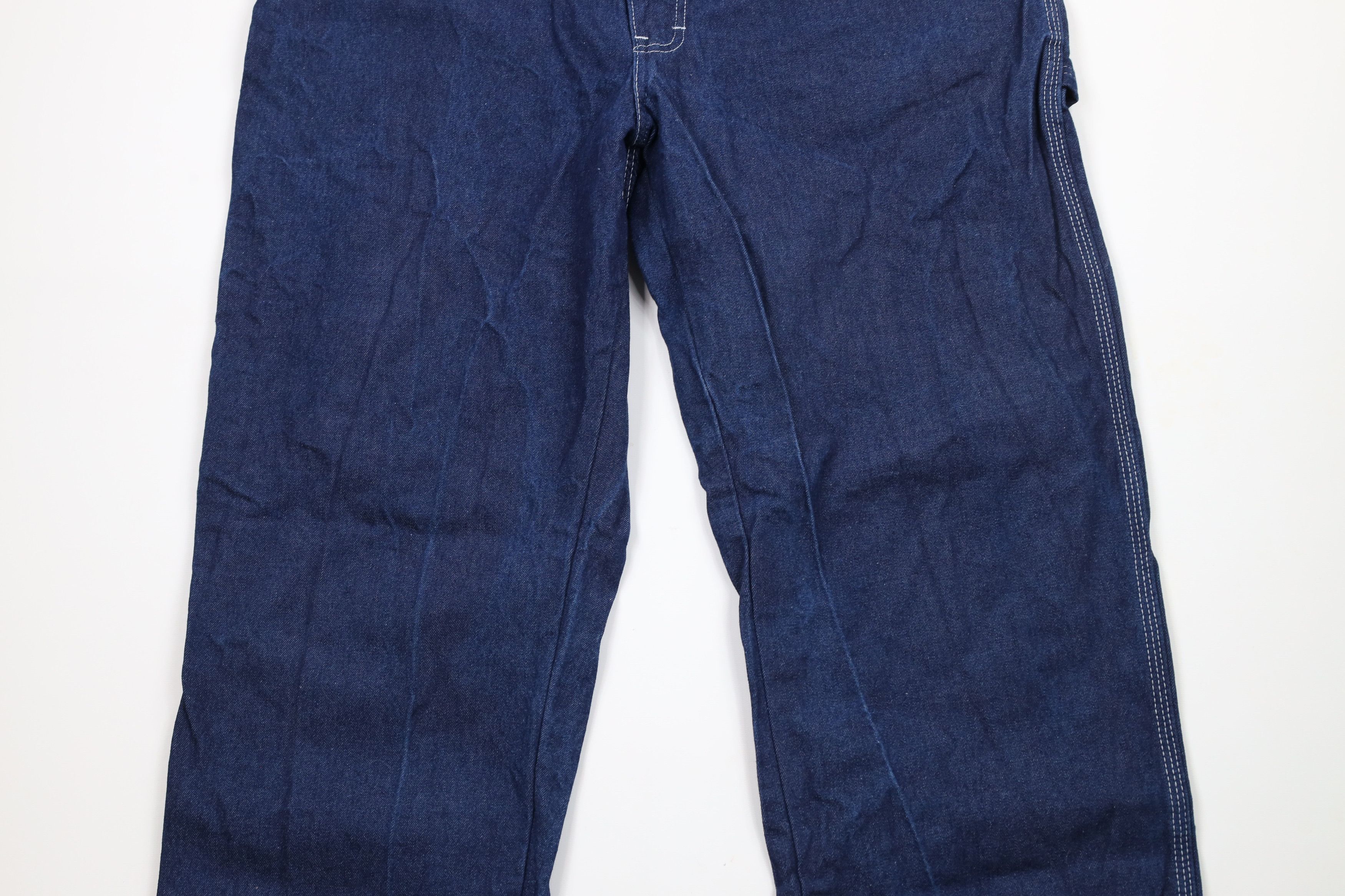Dickies × Vintage Vintage Y2K Dickies Wide Leg Carpenter Denim Jeans Blue Size US 38 / EU 54 - 3 Thumbnail