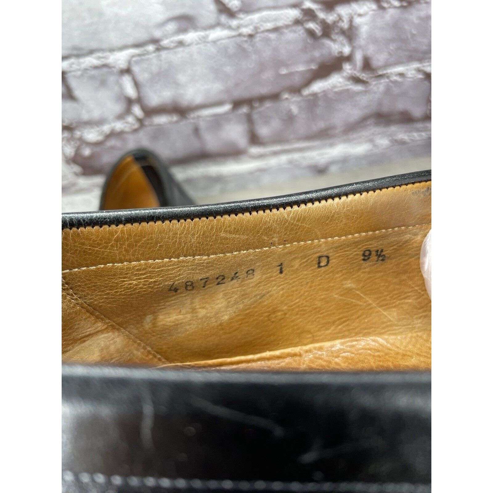 Santoni Santoni Black Leather Moc Toe Slip On Dress Loafers Shoes Me Size US 9.5 / EU 42-43 - 11 Thumbnail