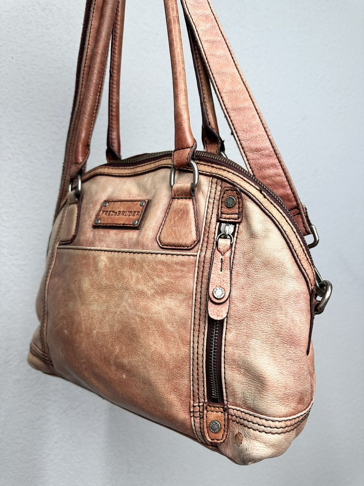 A.S.98 Vintage Japan Leather Bag Kapital Messenger Y2K Rare GOA Size ONE SIZE - 4 Thumbnail