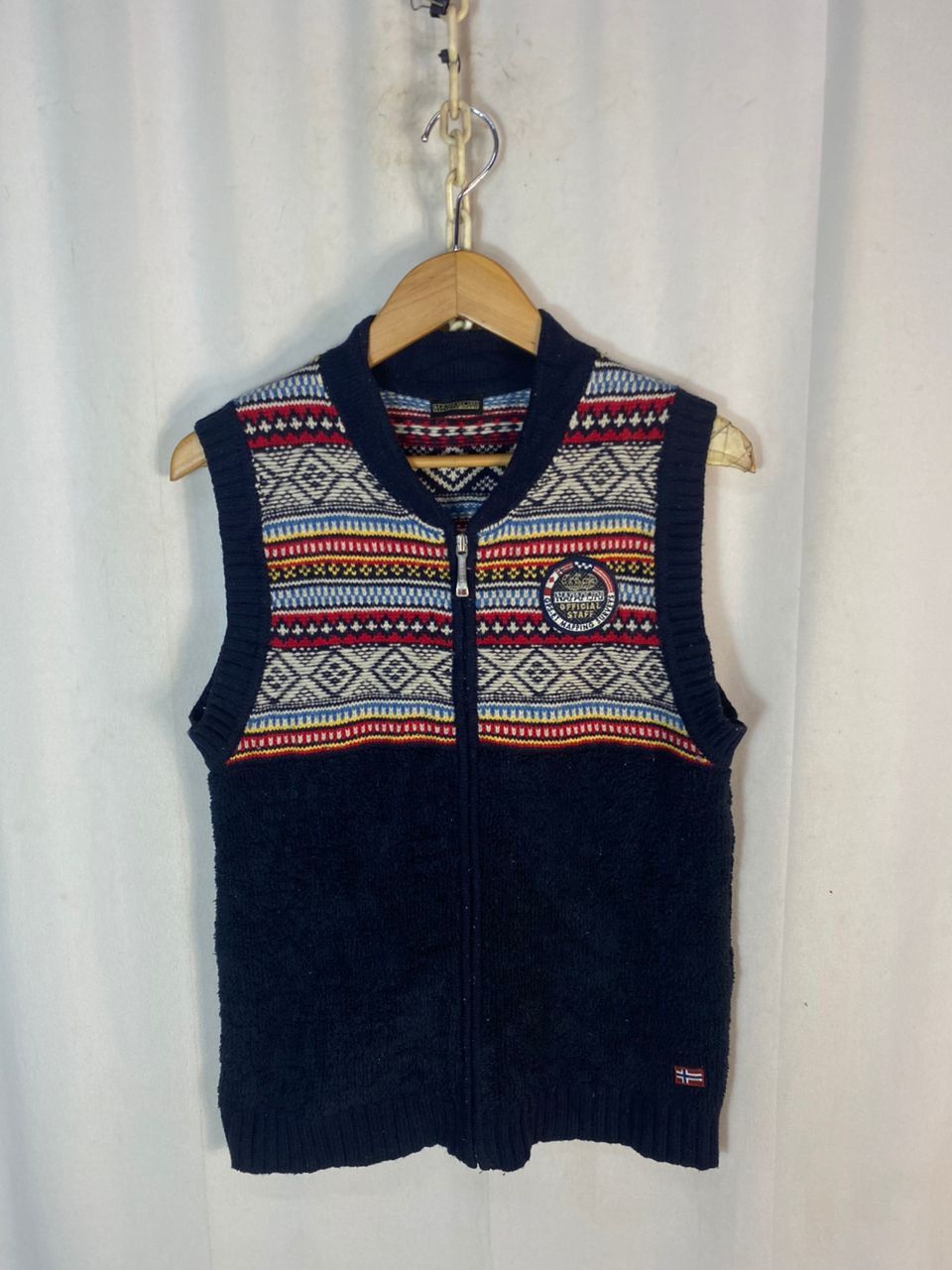 Napapijri × Native Napapijri native knit zipper sleeveless sweater Size US S / EU 44-46 / 1 - 1 Thumbnail