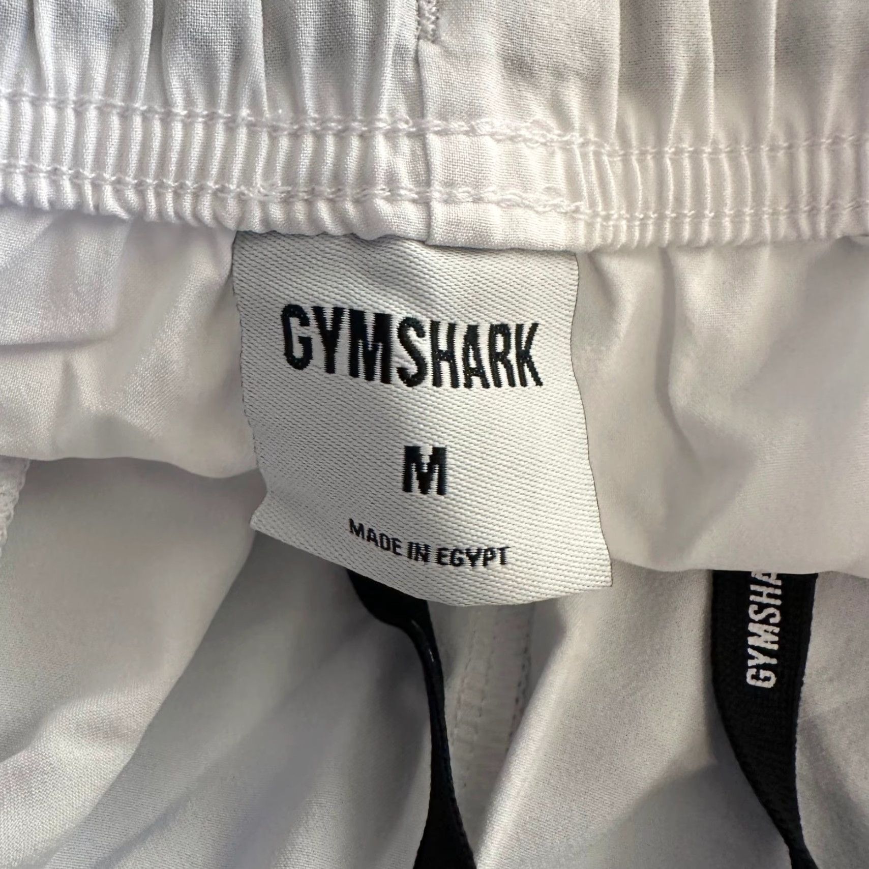 Gymshark Gymshark Mens Athletic Training Shorts White M Drawstring Pockets Logo Size US 31 - 6 Thumbnail