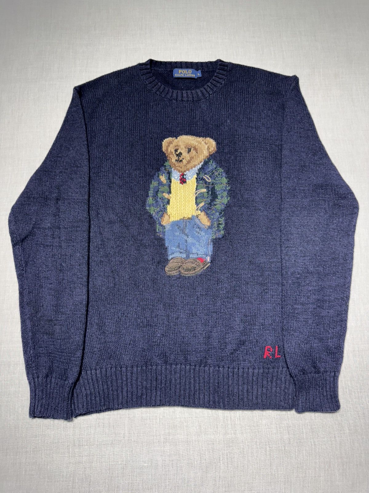 Polo Ralph Lauren POLO RALPH LAUREN BEAR KNIT SWEATER🐻(003) Size US S / EU 44-46 / 1 - 1 Thumbnail