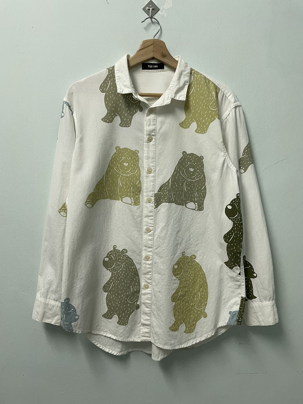 Issey Miyake Vintage Ne-Net by Issey Miyake Shirt Size US L / EU 52-54 / 3 - 1 Thumbnail