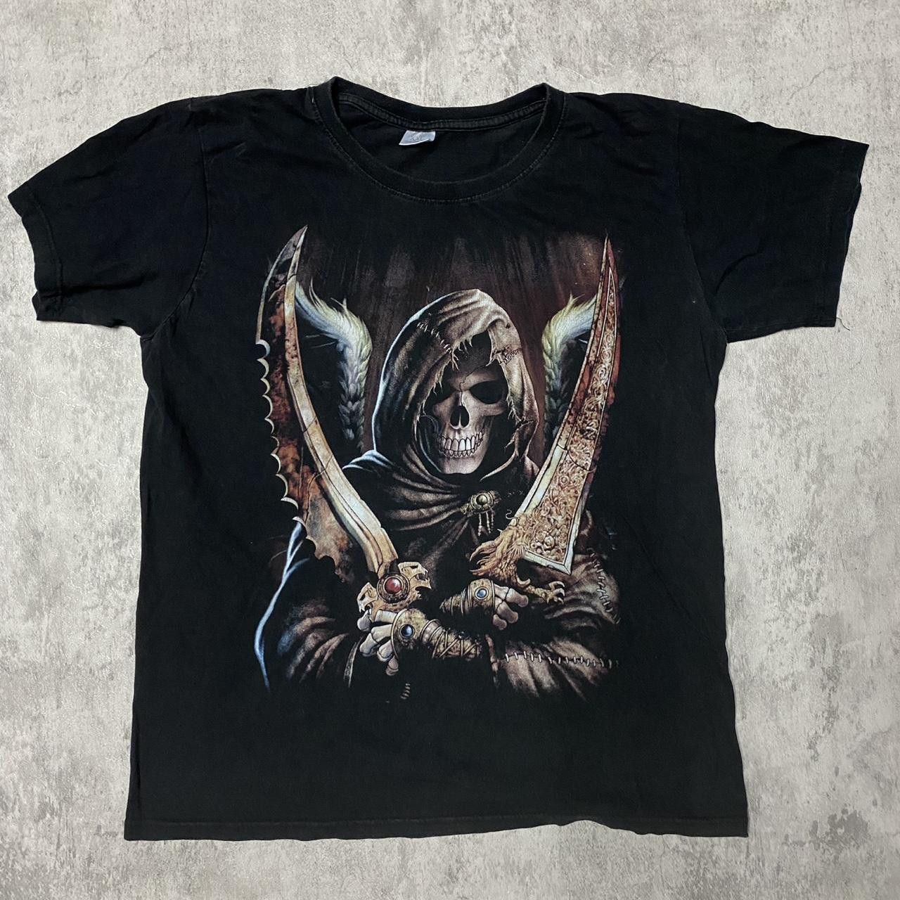 Other Black Grim Reaper graphic tee #goth #mallgoth Size US XXL / EU 58 / 5 - 1 Thumbnail