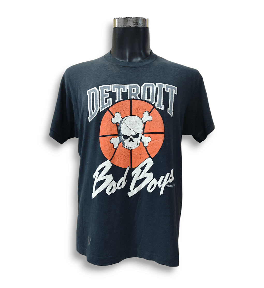 Vintage Vintage 80s DETROIT PISTONS BAD BOYS Distressed T-shirt Size US L / EU 52-54 / 3 - 1 Thumbnail