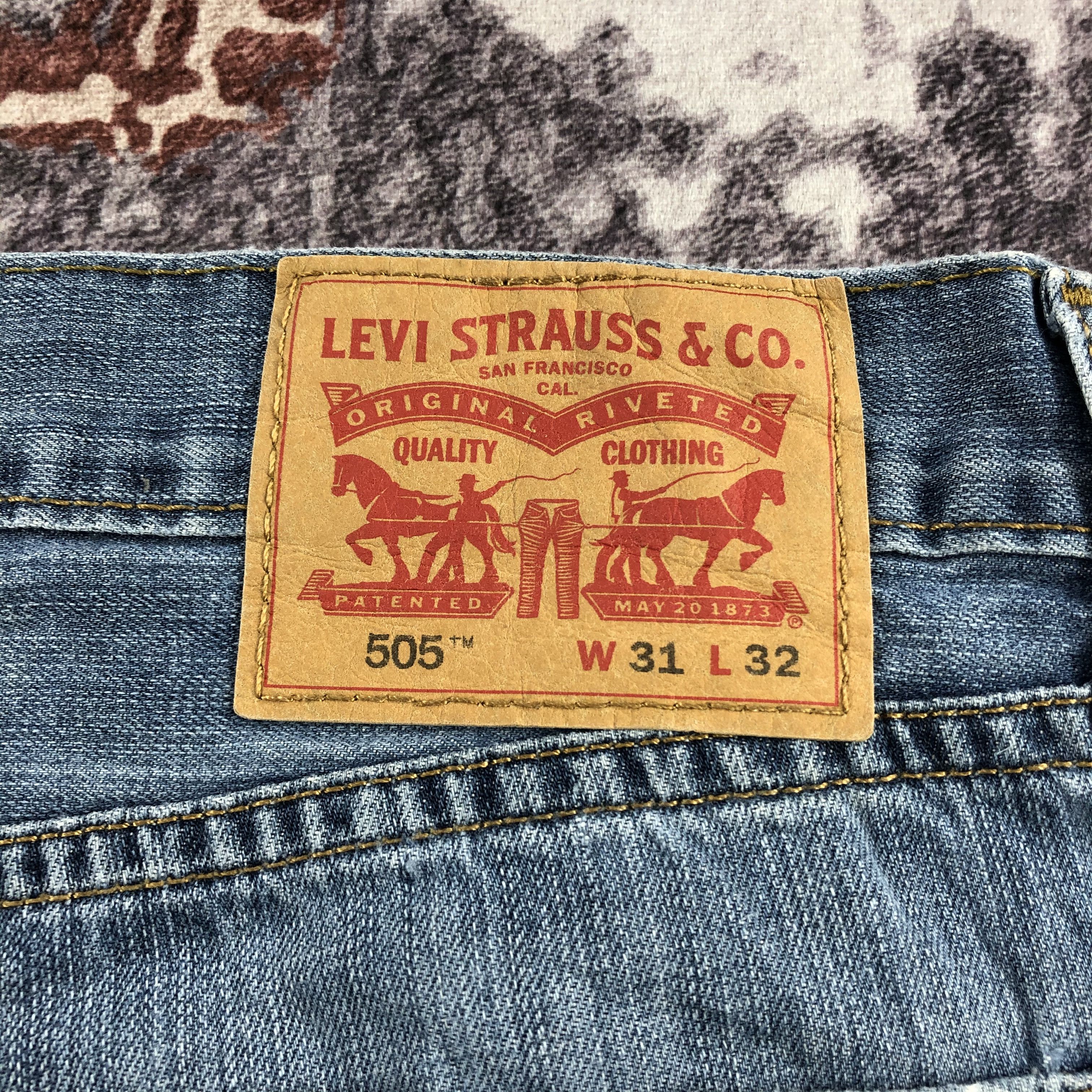 Levi's × Vintage Vintage Blue Wash Levis 505 Jeans-JM2429 Size US 31 - 5 Thumbnail