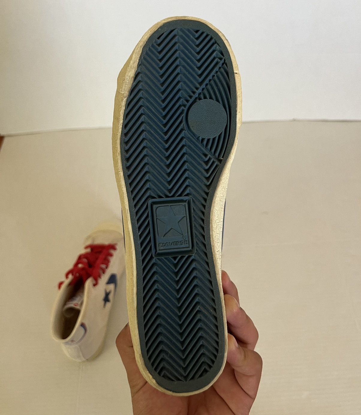 Converse Vintage 80’s Converse Usa Olympic La84 1984 Sample High Top Size US 7 / EU 40 - 8 Thumbnail