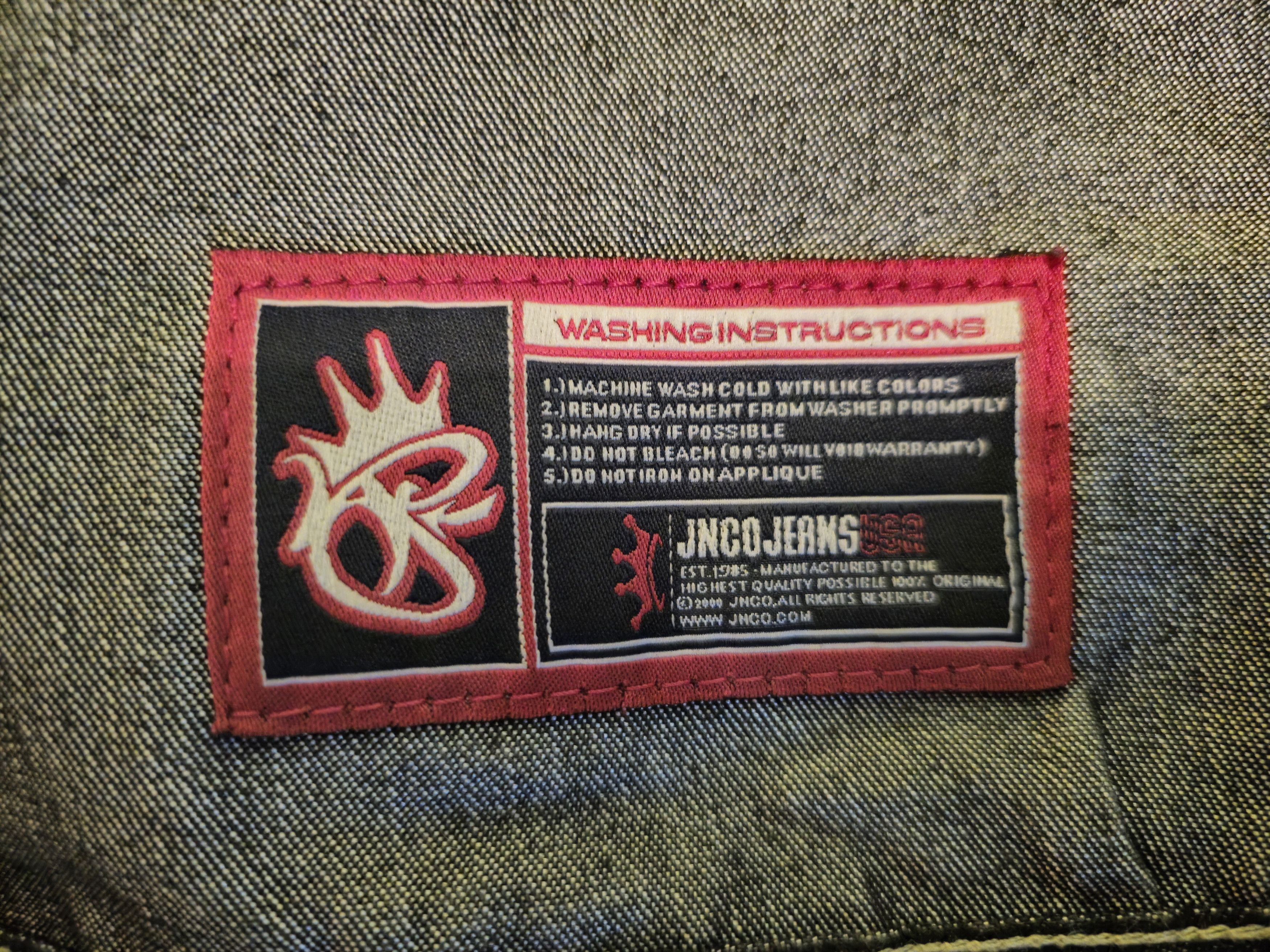 JNCO Vintage 1990s Black JNCO Jeans Denim Jean Trucker Jacket Size US XL / EU 56 / 4 - 8 Thumbnail