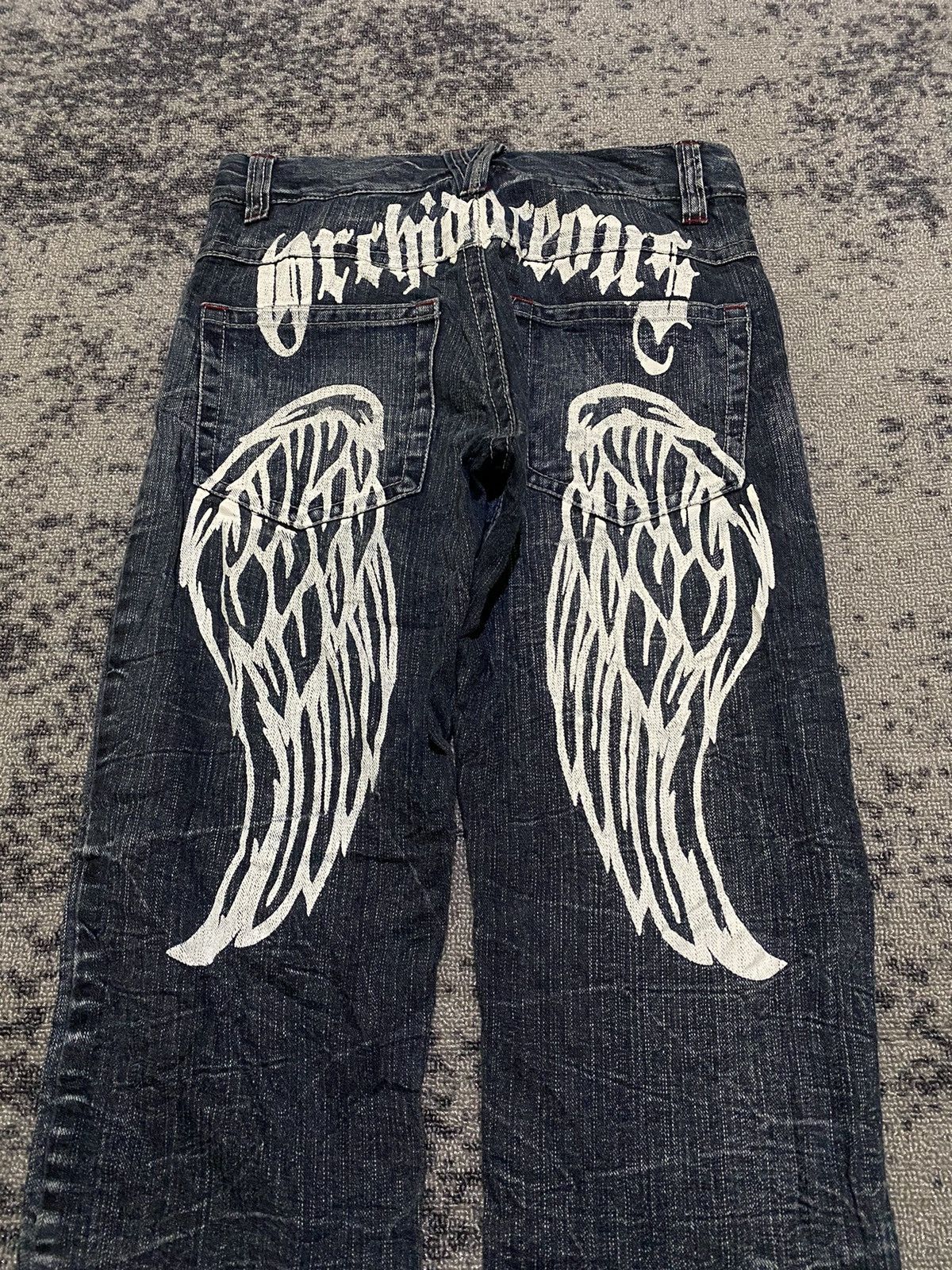 Hysteric Glamour × If Six Was Nine Y2k wings ifsixwasnine style bootcut jeans Size US 29 - 3 Thumbnail