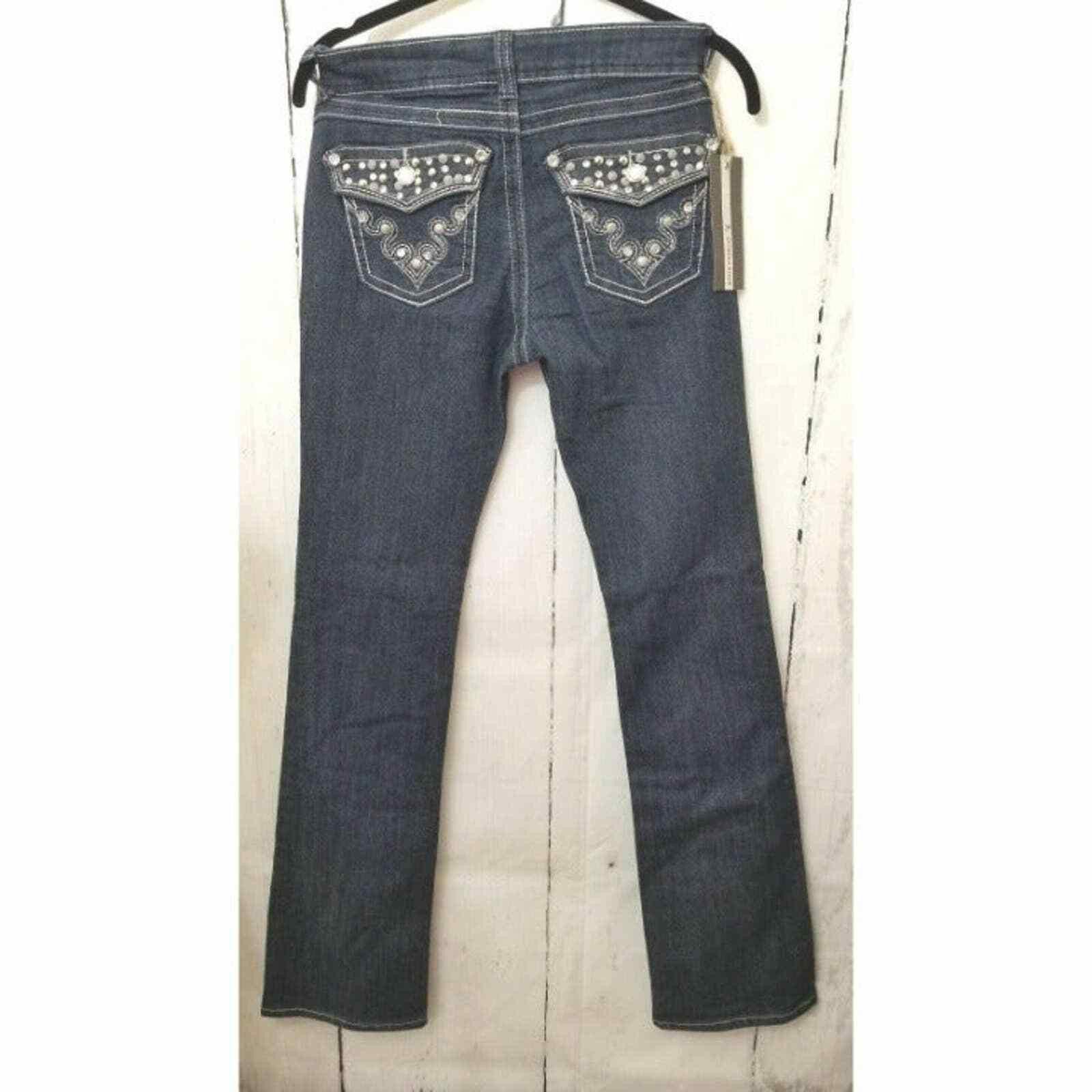 Other JZ Premium Denim Jeans 1 Bling NWT Bling Blue Jean Pant Pan Size 28" / US 6 / IT 42 - 3 Thumbnail