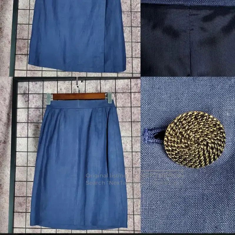 Yves Saint Laurent Yves Saint Laurent Summer Blue Skirt . Size 23" - 2 Thumbnail