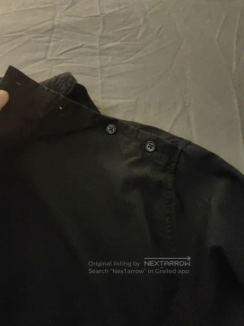 Hermes Hermes size 39 Shirt with round neck and side buttons Size S / US 4 / IT 40 - 2 Thumbnail