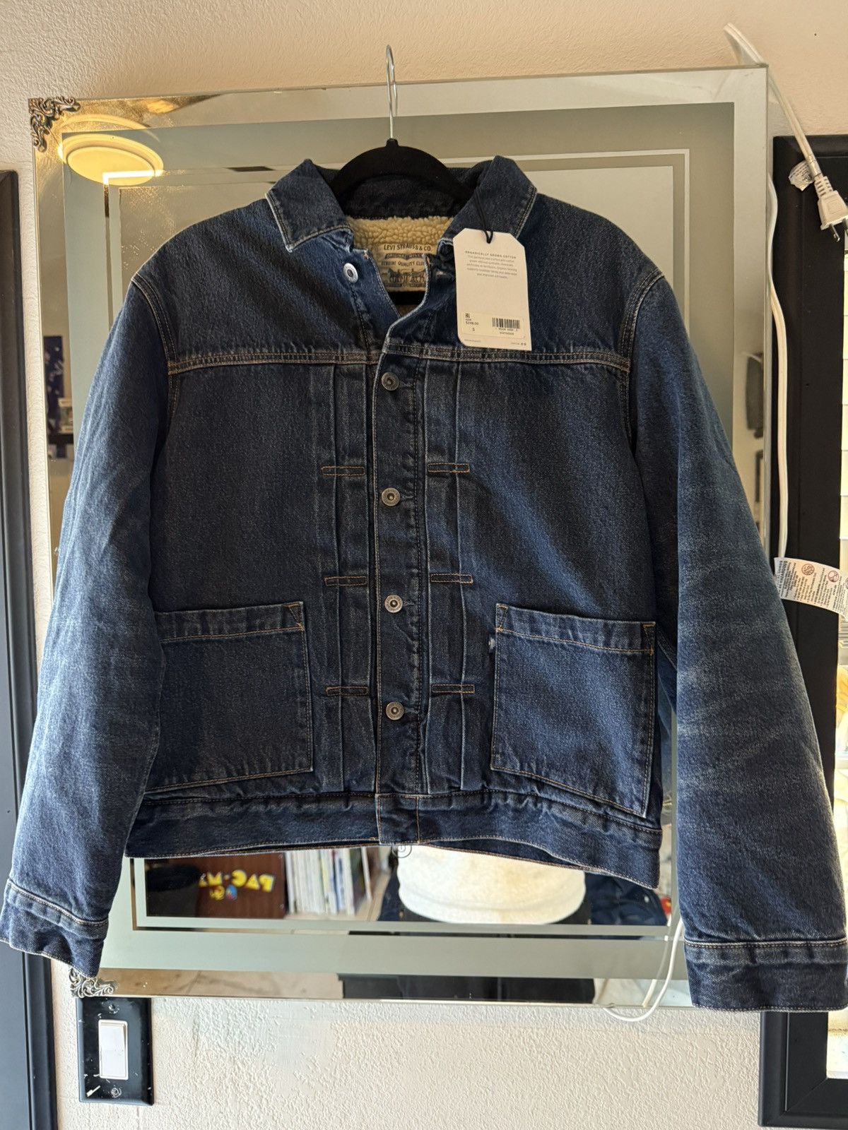 Levi's Levi’s denim Sherpa jacket Size S / US 4 / IT 40 - 1 Thumbnail