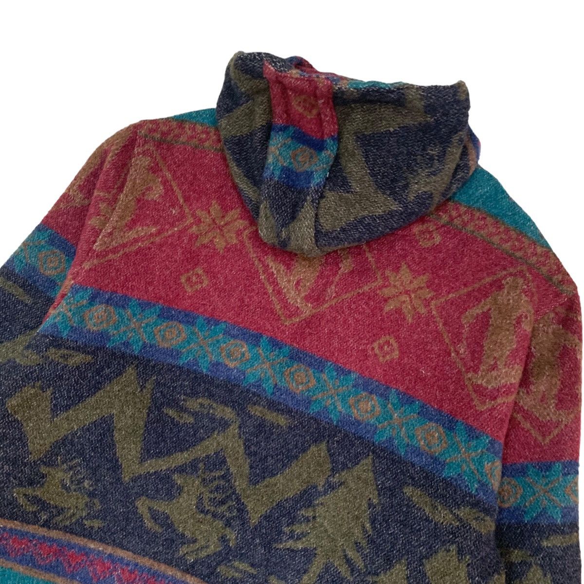 L.L. Bean 🔥Vintage LL Bean Aztec Wool Zipper Jacket Size S / US 4 / IT 40 - 8 Thumbnail