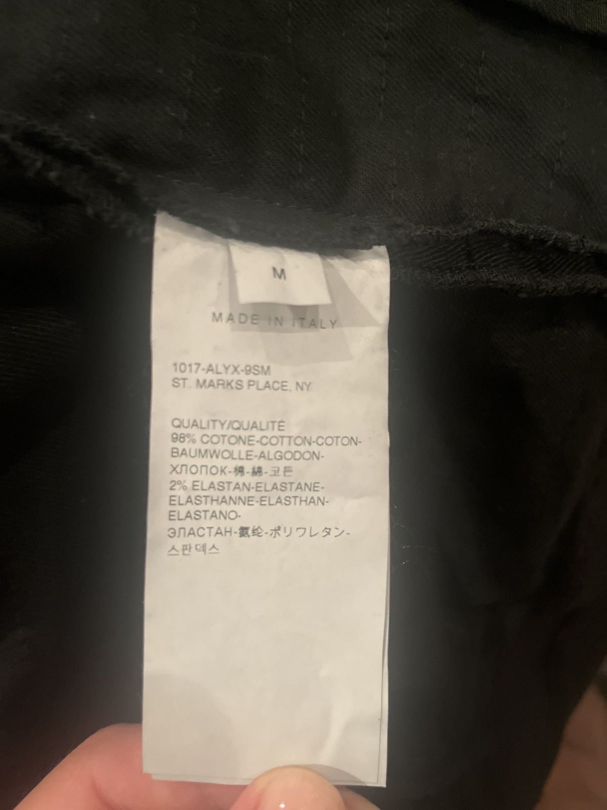 1017 ALYX 9SM Alyx black denim jacket Size US M / EU 48-50 / 2 - 9 Thumbnail