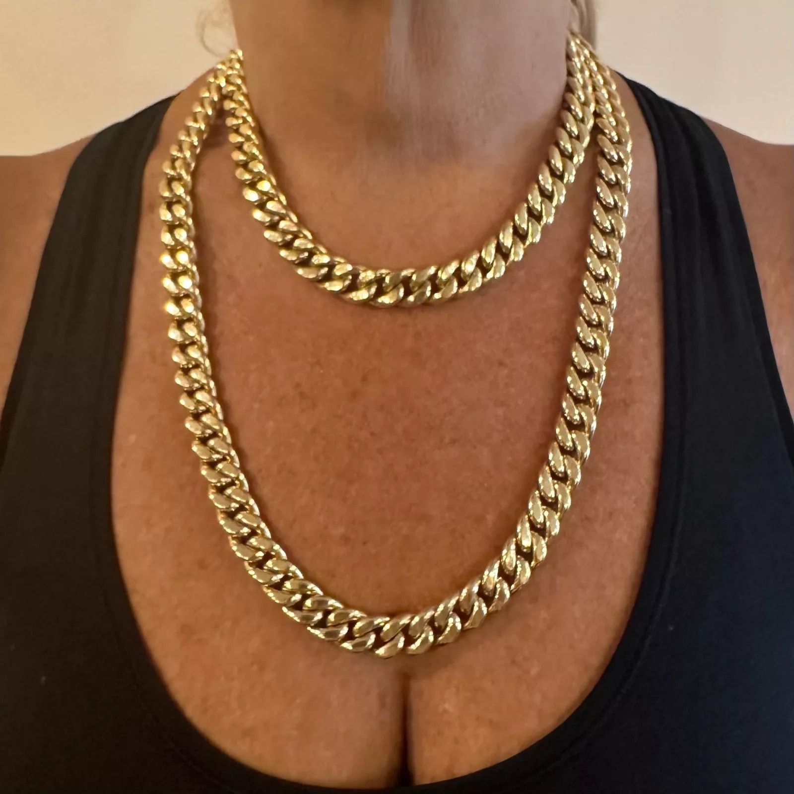 Bvlgari Bvlgari Bulgari 18k Set Two Curb Link Long Necklace Size ONE SIZE - 5 Thumbnail